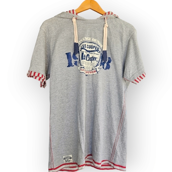 Lee Cooper | Unisex Shirt With Hood |Size Medium | NWT - Picture 9 of 9